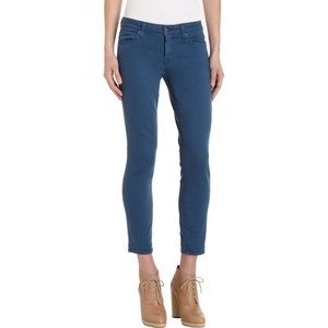 Vince Crop Skinny Ankle Jeans Glacier Blue